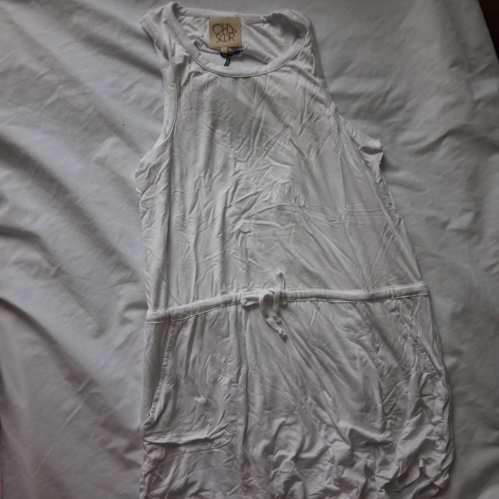 NWT Chaser White Sleeveless Dress